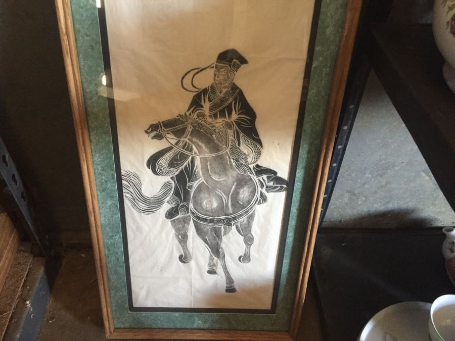 Two Metal Shelves Full Of Various Items From Home And Former Antique Store Plus Metal Shelving [Photo 31]