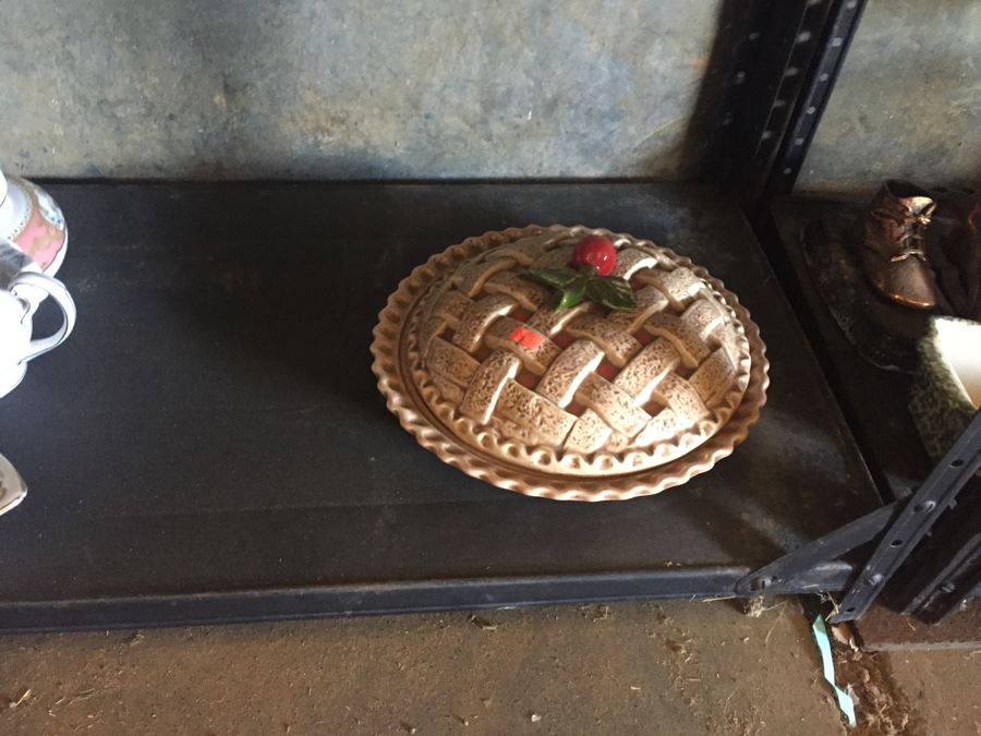 Two Metal Shelves Full Of Various Items From Home And Former Antique Store Plus Metal Shelving [Photo 19]