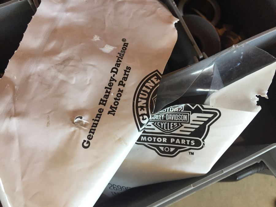 Huge Collection Of Motorcycle Bolts, Nuts, Washers, Parts With Storage Containers [Photo 15]