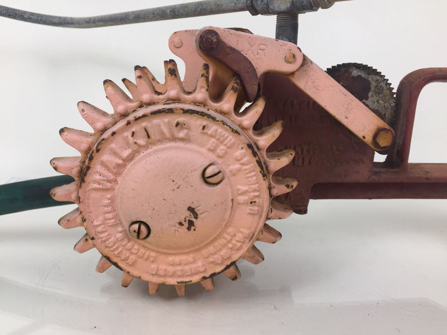 Vintage National Walking Lawn Spinkler Model A5 Heavy Cast Iron [Photo 11]