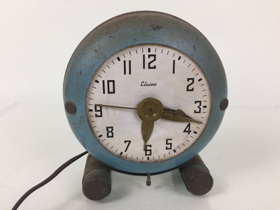 Vintage Electric Clock 'Elaine' By Industrial Working [Photo 4]