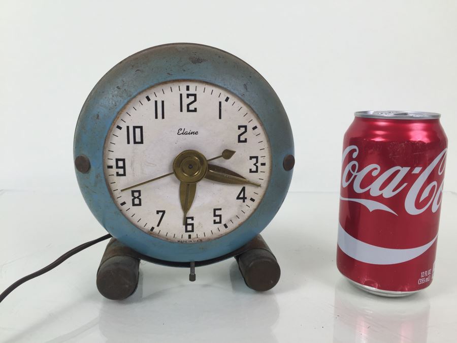 Vintage Electric Clock 'Elaine' By Industrial Working
