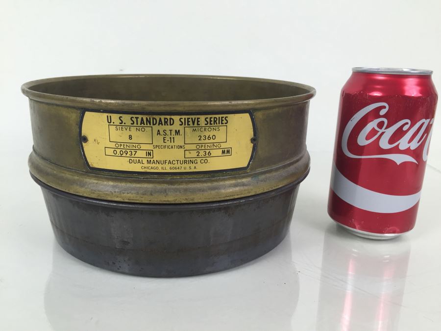 U.S. Standard Sieve Series Dual Manufacturing Co.