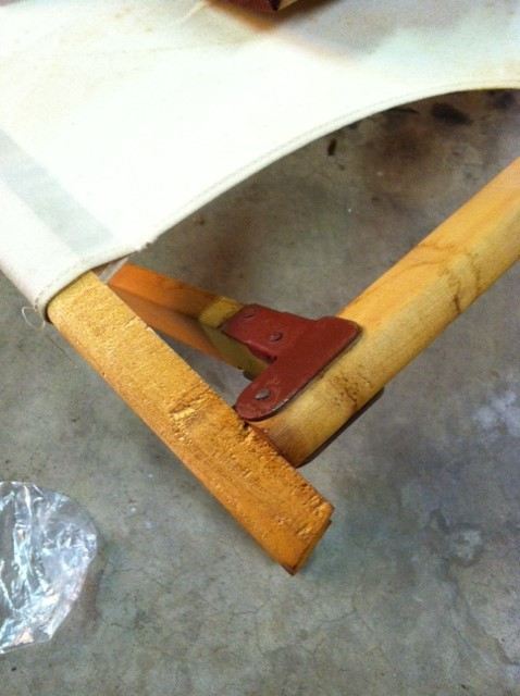 Vintage Folding Wooden Camping Cot [Photo 3]