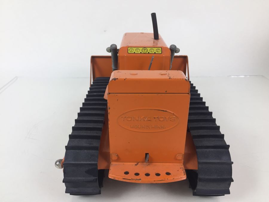 Vintage Mid-Century Tonka Orange Giant Bulldozer Near Mint With Some Paint Chips [Photo 13]