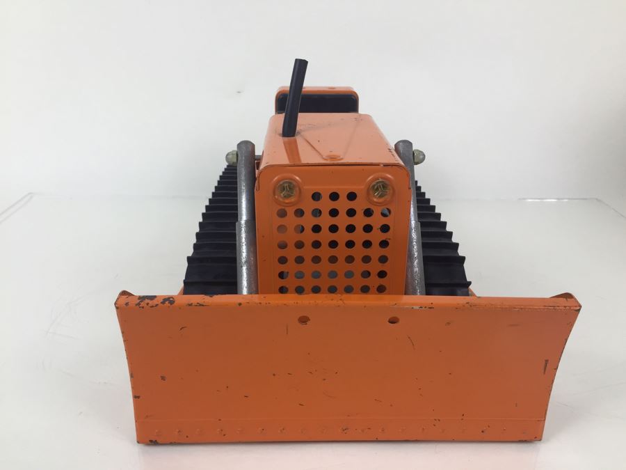 Vintage Mid-Century Tonka Orange Giant Bulldozer Near Mint With Some Paint Chips [Photo 11]