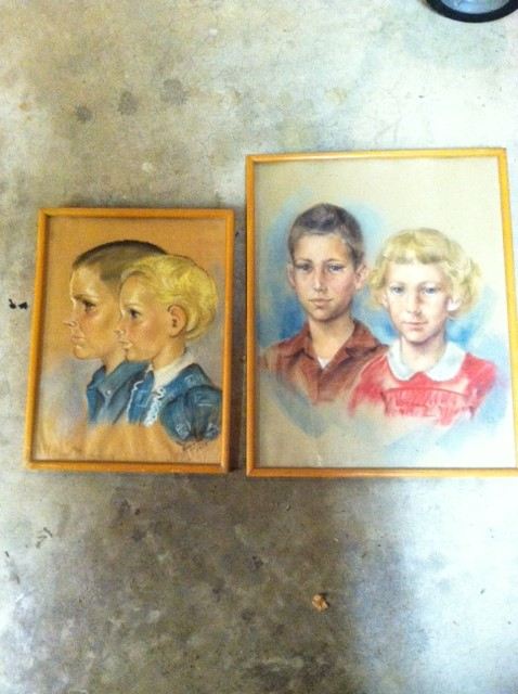 Original Pastel Portrait Drawings