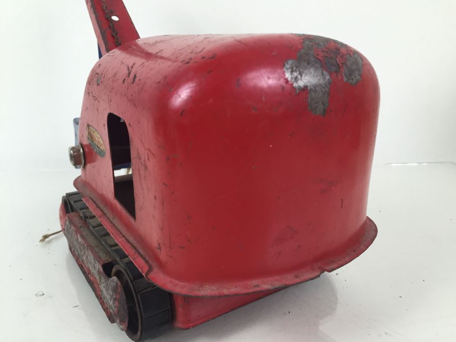 Vintage Mid-Century Tonka Toys Red Crane [Photo 16]