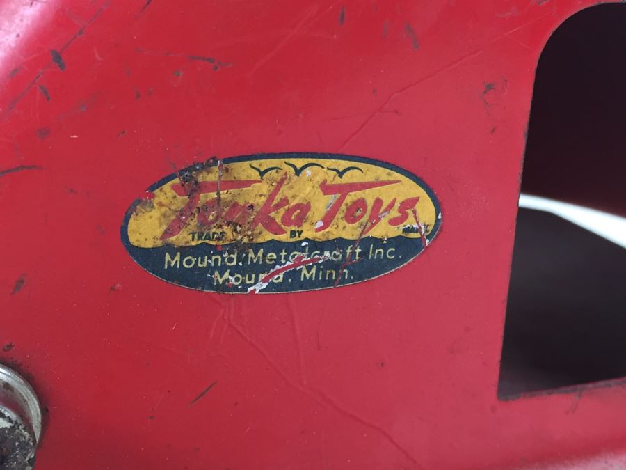 Vintage Mid-Century Tonka Toys Red Crane [Photo 14]