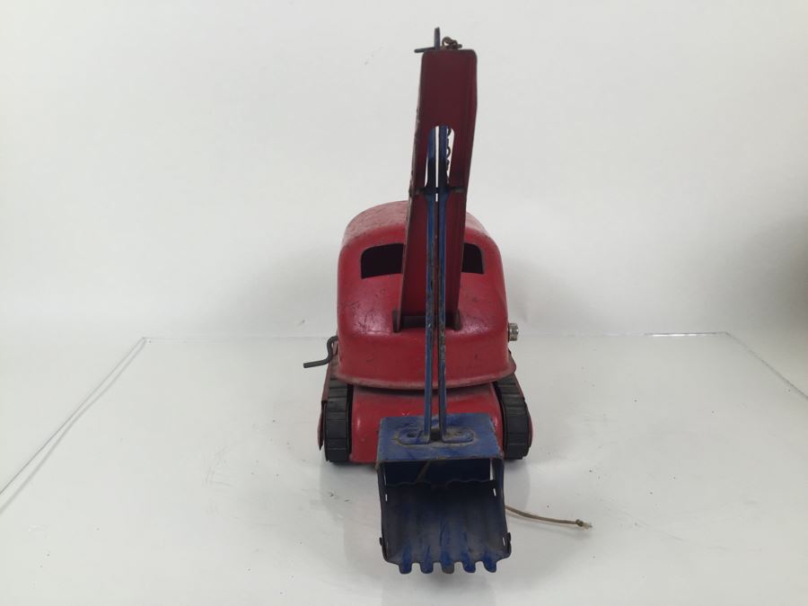 Vintage Mid-Century Tonka Toys Red Crane [Photo 10]