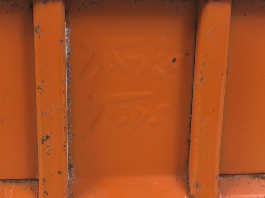 Vintage Tonka Toys Mid-Century Orange Big Mike Dual Hydraulic State Hi-Way Dept Dump Truck [Photo 15]