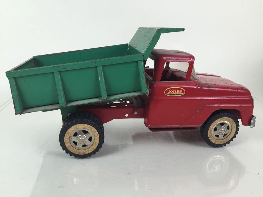 Vintage Tonka Toys Red And Green Dump Truck [Photo 10]