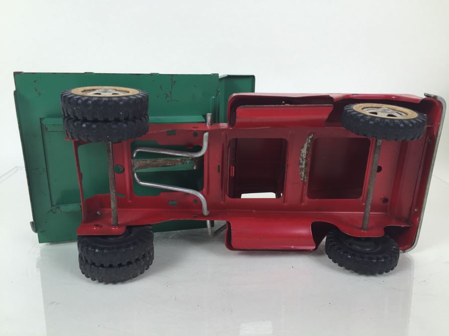 red tonka dump truck