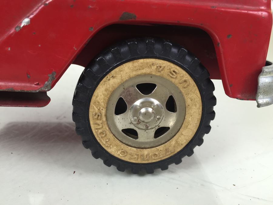 Vintage Tonka Toys Red And Green Dump Truck [Photo 9]