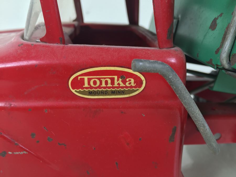 Vintage Tonka Toys Red And Green Dump Truck [Photo 5]