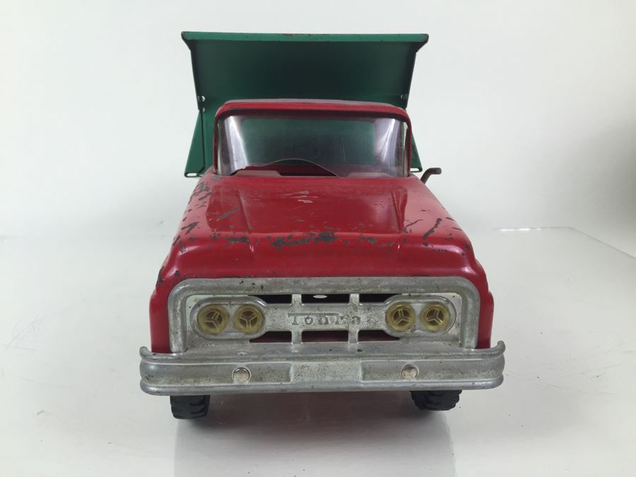 Vintage Tonka Toys Red And Green Dump Truck [Photo 8]