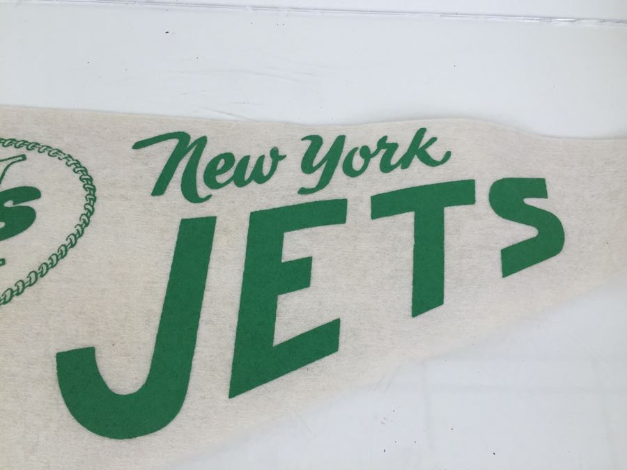 Vintage New York Jets Football Pennant Full Size [Photo 3]