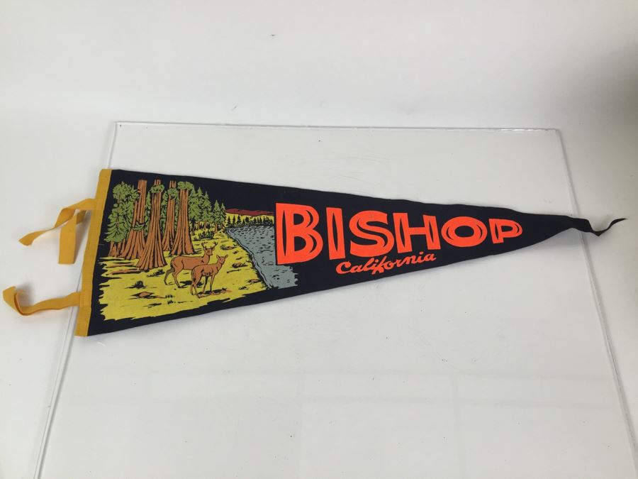 Vintage Bishop California Pennant [Photo 1]
