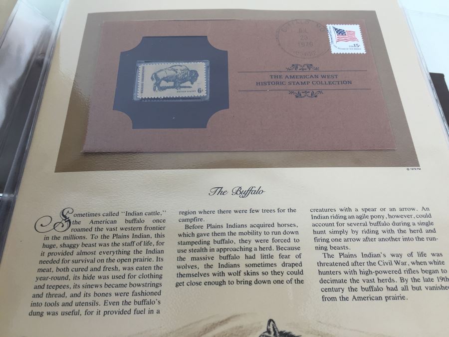 Mint Stamp Collection In Binder 'The Great Americans Historic Stamp Collection' Franklin Philatelic Society Limited Edition [Photo 13]