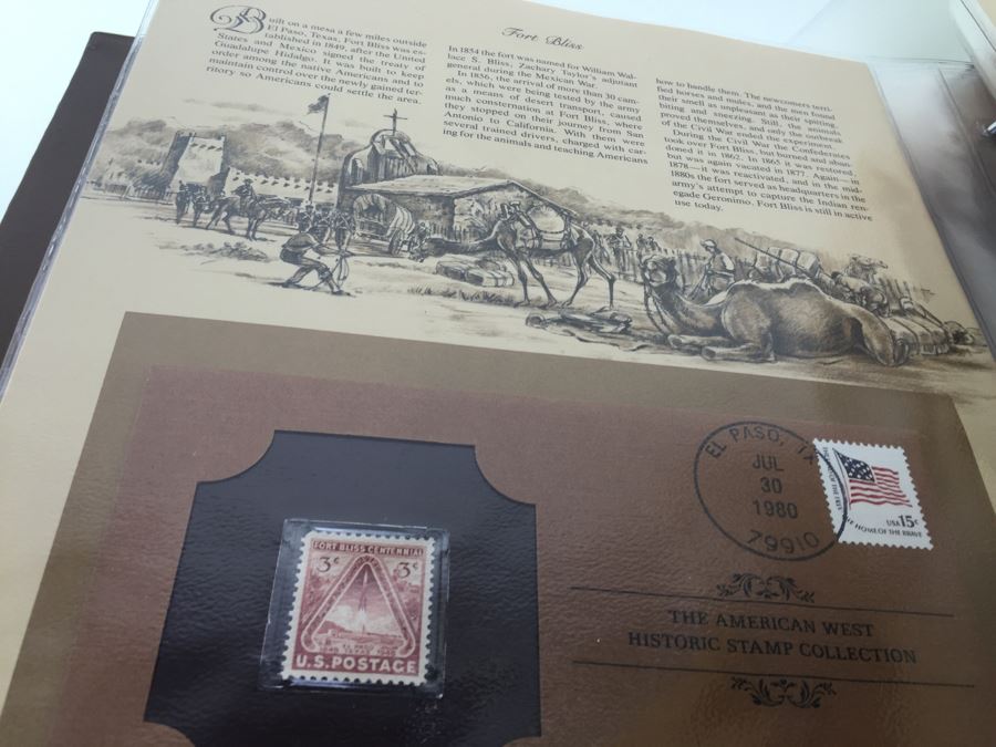 Mint Stamp Collection In Binder 'The Great Americans Historic Stamp Collection' Franklin Philatelic Society Limited Edition [Photo 16]