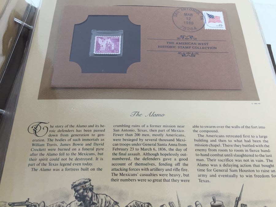 Mint Stamp Collection In Binder 'The Great Americans Historic Stamp Collection' Franklin Philatelic Society Limited Edition [Photo 10]