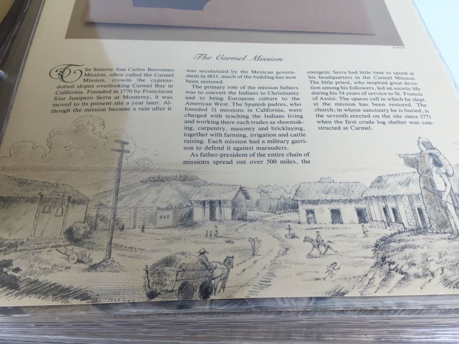 Mint Stamp Collection In Binder 'The Great Americans Historic Stamp Collection' Franklin Philatelic Society Limited Edition [Photo 8]