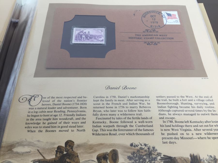 Mint Stamp Collection In Binder 'The Great Americans Historic Stamp Collection' Franklin Philatelic Society Limited Edition [Photo 18]