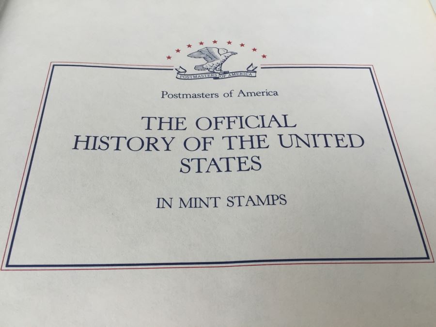 Postmasters Of America 'The Official History Of The United States In Mint Stamps' Collection In Presentation Binder Limited Edition 2075/15000 [Photo 2]