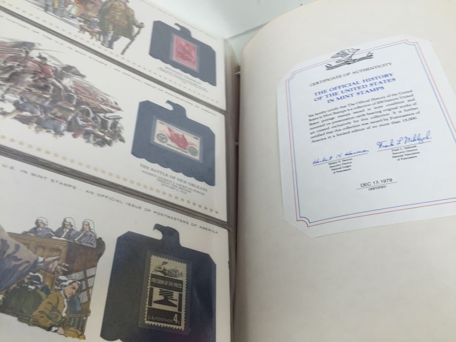 Postmasters Of America 'The Official History Of The United States In Mint Stamps' Collection In Presentation Binder Limited Edition 2075/15000 [Photo 15]