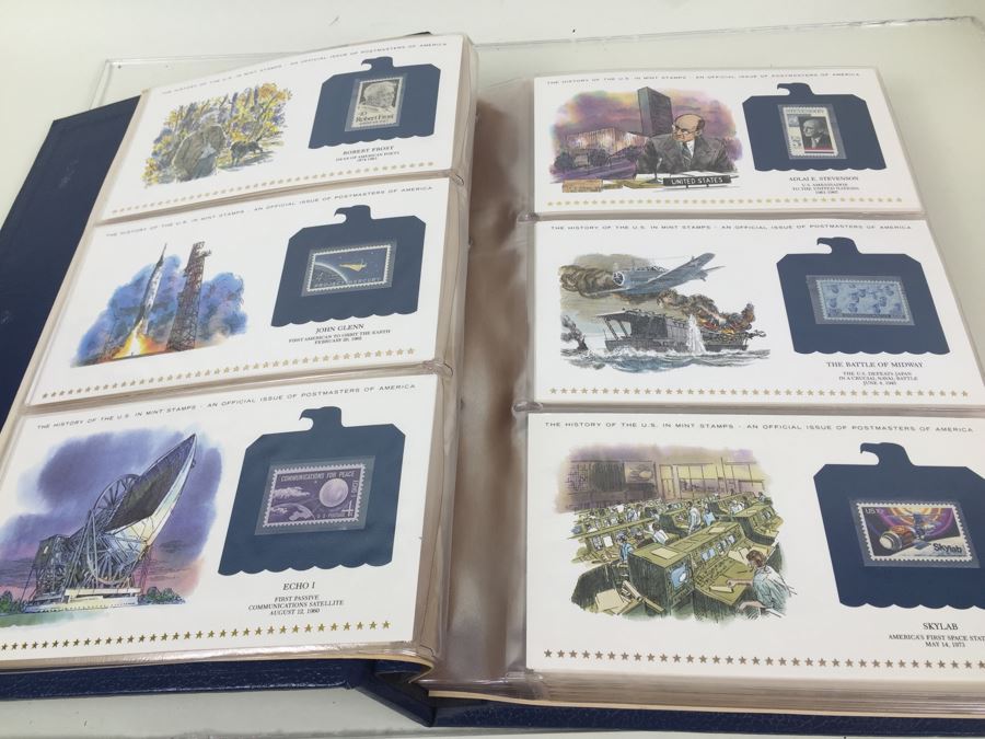 Postmasters Of America 'The Official History Of The United States In Mint Stamps' Collection In Presentation Binder Limited Edition 2075/15000 [Photo 13]