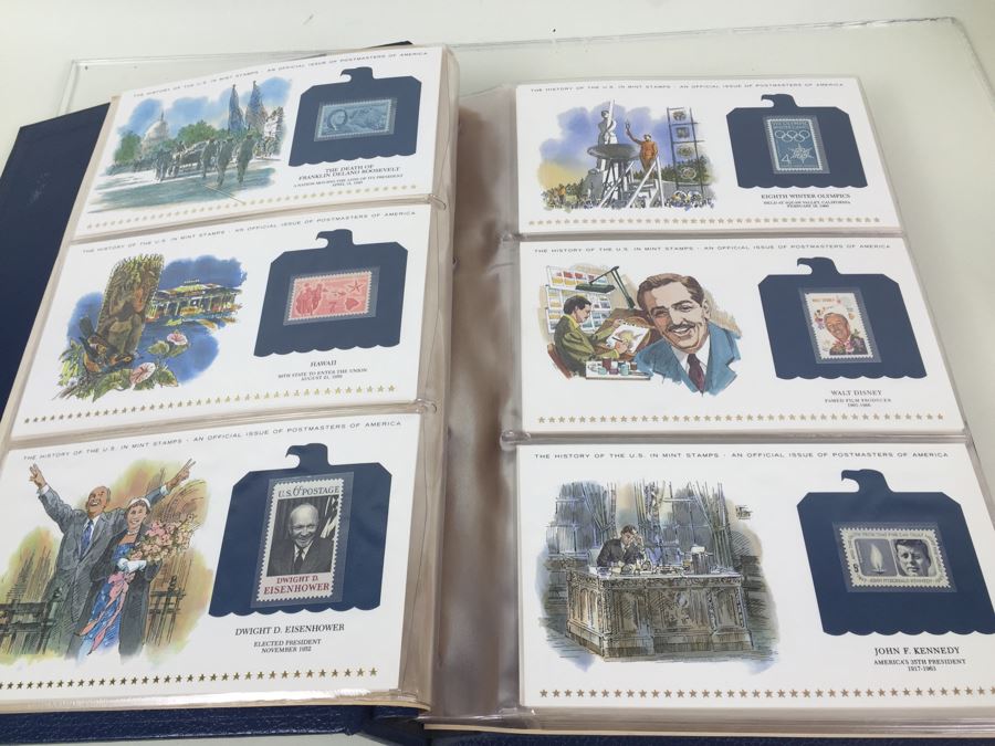 Postmasters Of America 'The Official History Of The United States In Mint Stamps' Collection In Presentation Binder Limited Edition 2075/15000 [Photo 12]