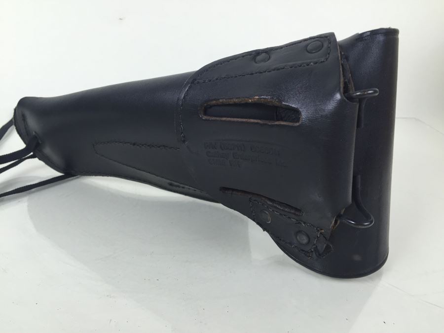 USN Navy Leather Holster For Pistol Cathey Enterprises Inc Mint Condition [Photo 3]