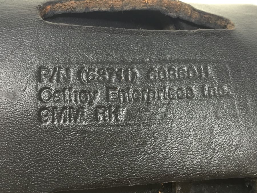 USN Navy Leather Holster For Pistol Cathey Enterprises Inc Mint Condition [Photo 6]