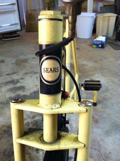 Yellow Sears Excercise Bike [Photo 2]