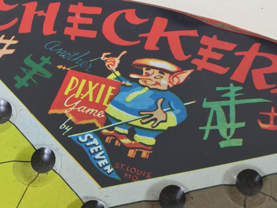 Vintage Chinese Checkers Game Pixie Game By Steven [Photo 2]