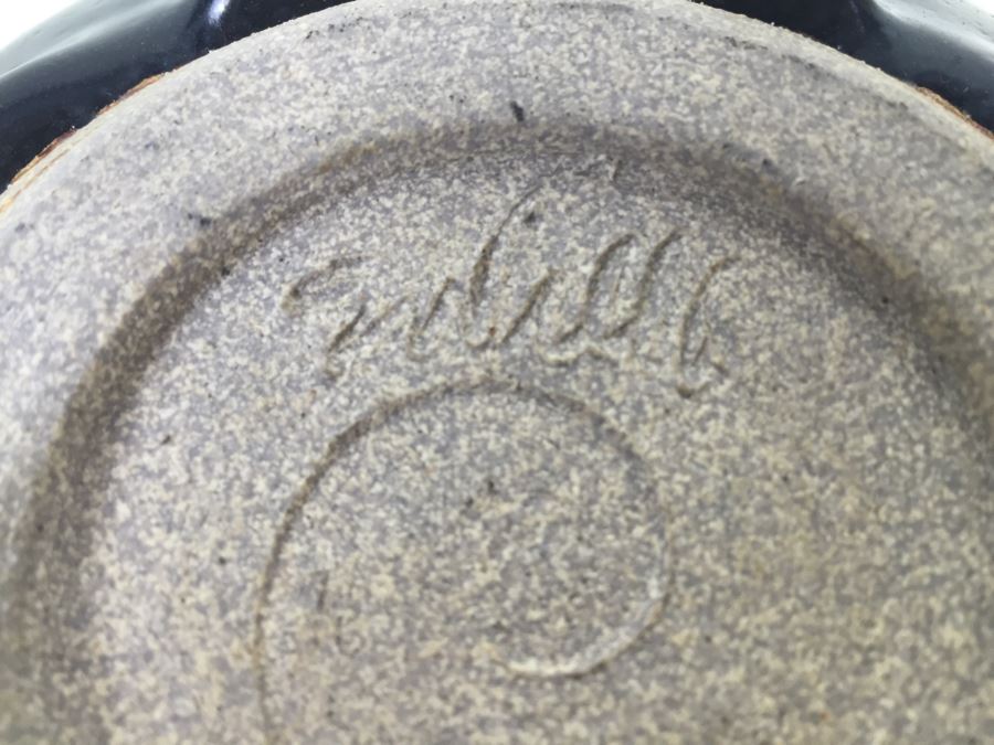 Signed Mid-Century Pottery Bowl [Photo 17]