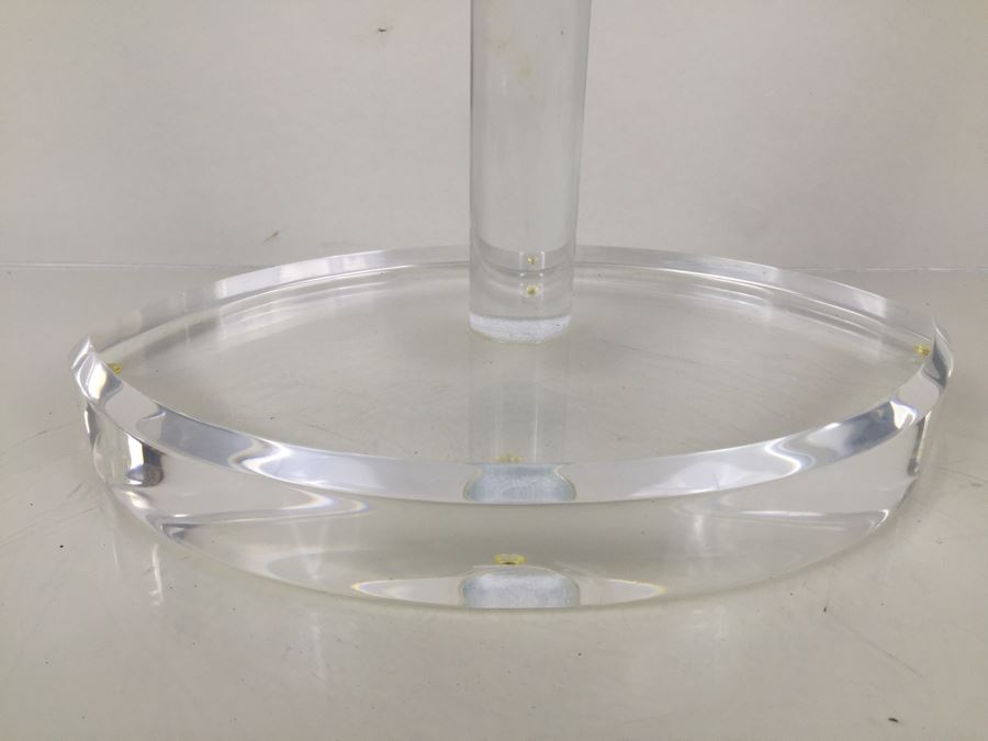 Stunning Capo Di Monte Porcelain Renaissance-Style Helmet With Lucite Display Stand Relief Molding With Scenes Of Griffins Estimate $1,200 [Photo 5]