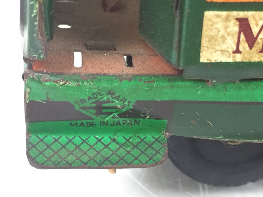 Vintage San Francisco Powell & Mason St Working Tin Friction Trolley Car Japan [Photo 15]