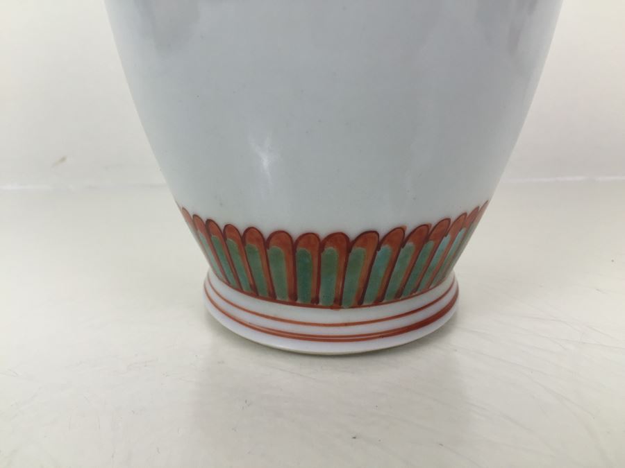 Hand Painted Japanese Porcelain Vase Made In Occupied Japan [Photo 6]