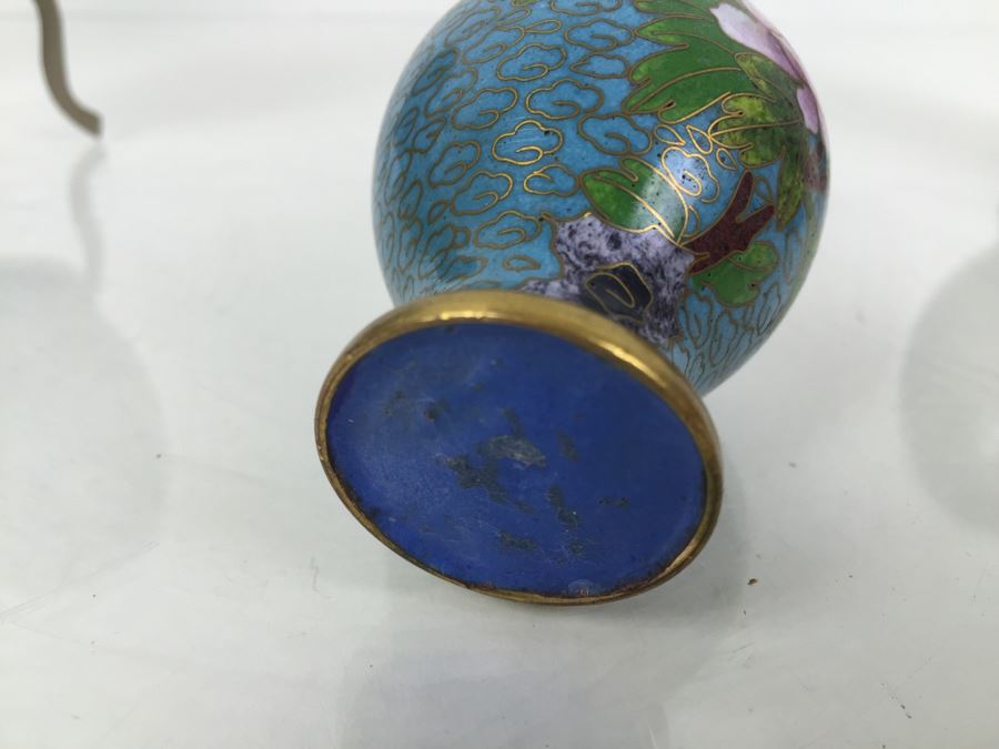 Cloisonne Vase, Egg And Dish Collection [Photo 16]