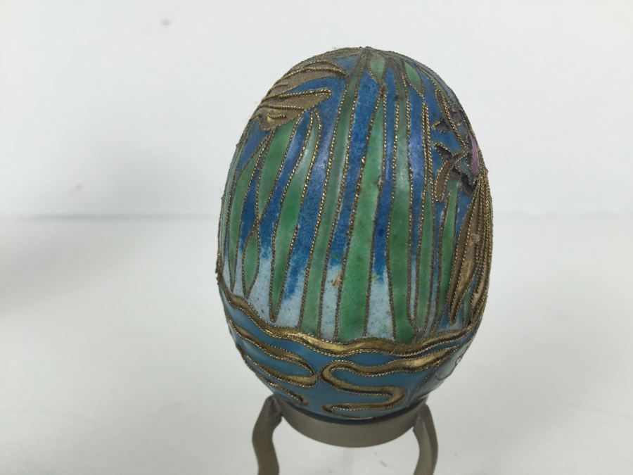 Cloisonne Vase, Egg And Dish Collection [Photo 24]