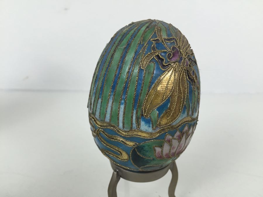 Cloisonne Vase, Egg And Dish Collection [Photo 23]