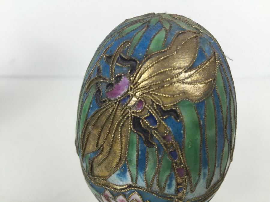Cloisonne Vase, Egg And Dish Collection [Photo 22]
