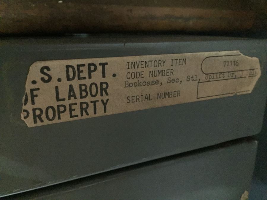 Industrial Metal Stacking Lawyers Bookcase [Photo 10]