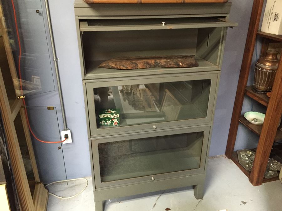 Industrial Metal Stacking Lawyers Bookcase [Photo 4]