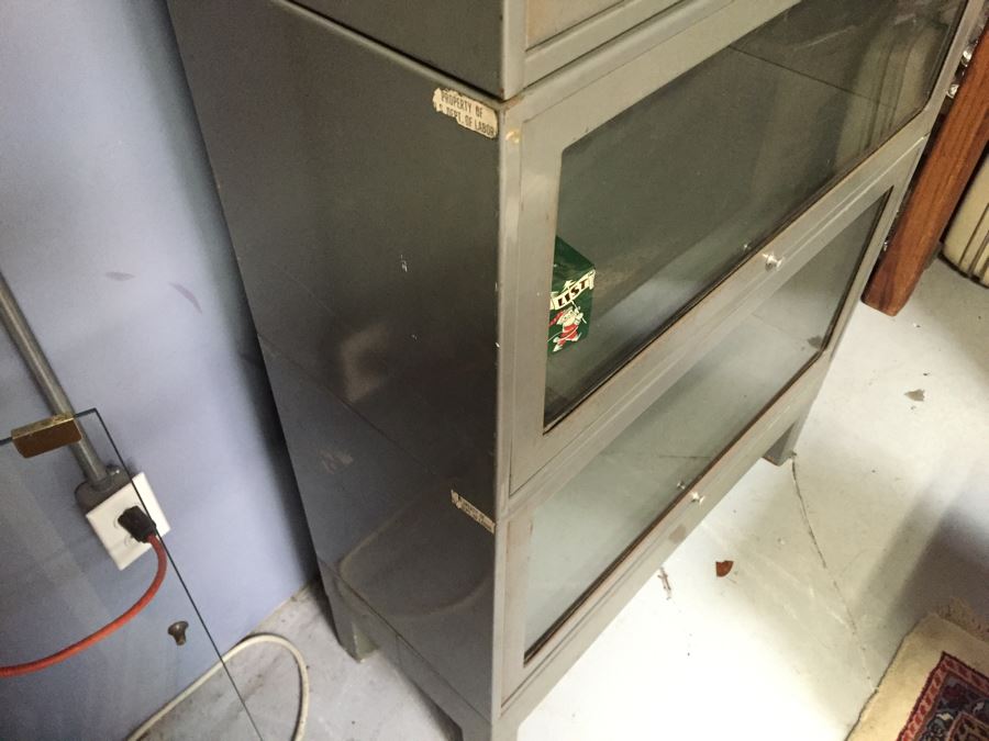 Industrial Metal Stacking Lawyers Bookcase [Photo 5]