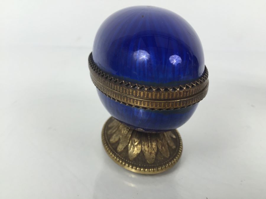 Vintage Evans Egg And Hand Painted Lacquer Egg [Photo 5]