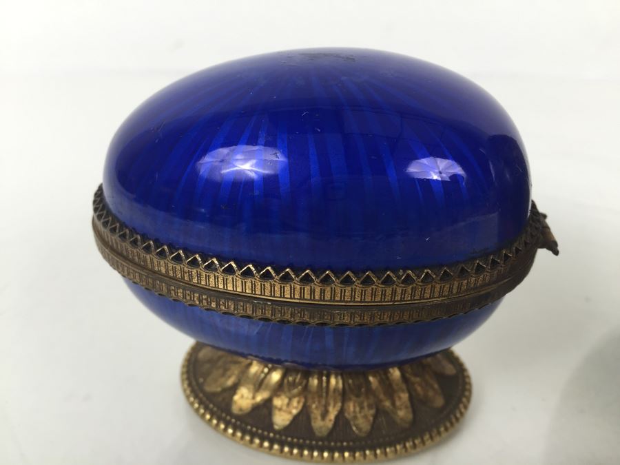 Vintage Evans Egg And Hand Painted Lacquer Egg [Photo 4]