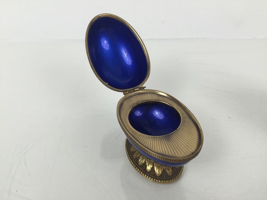 Vintage Evans Egg And Hand Painted Lacquer Egg [Photo 2]