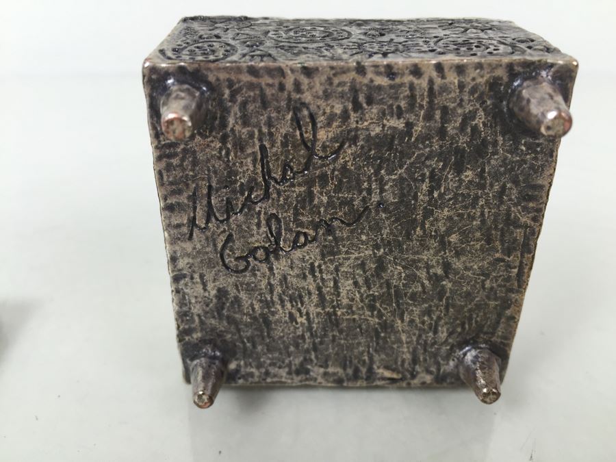 Michal Golan Abalone, Amethyst, Garnet Decorative Box [Photo 9]